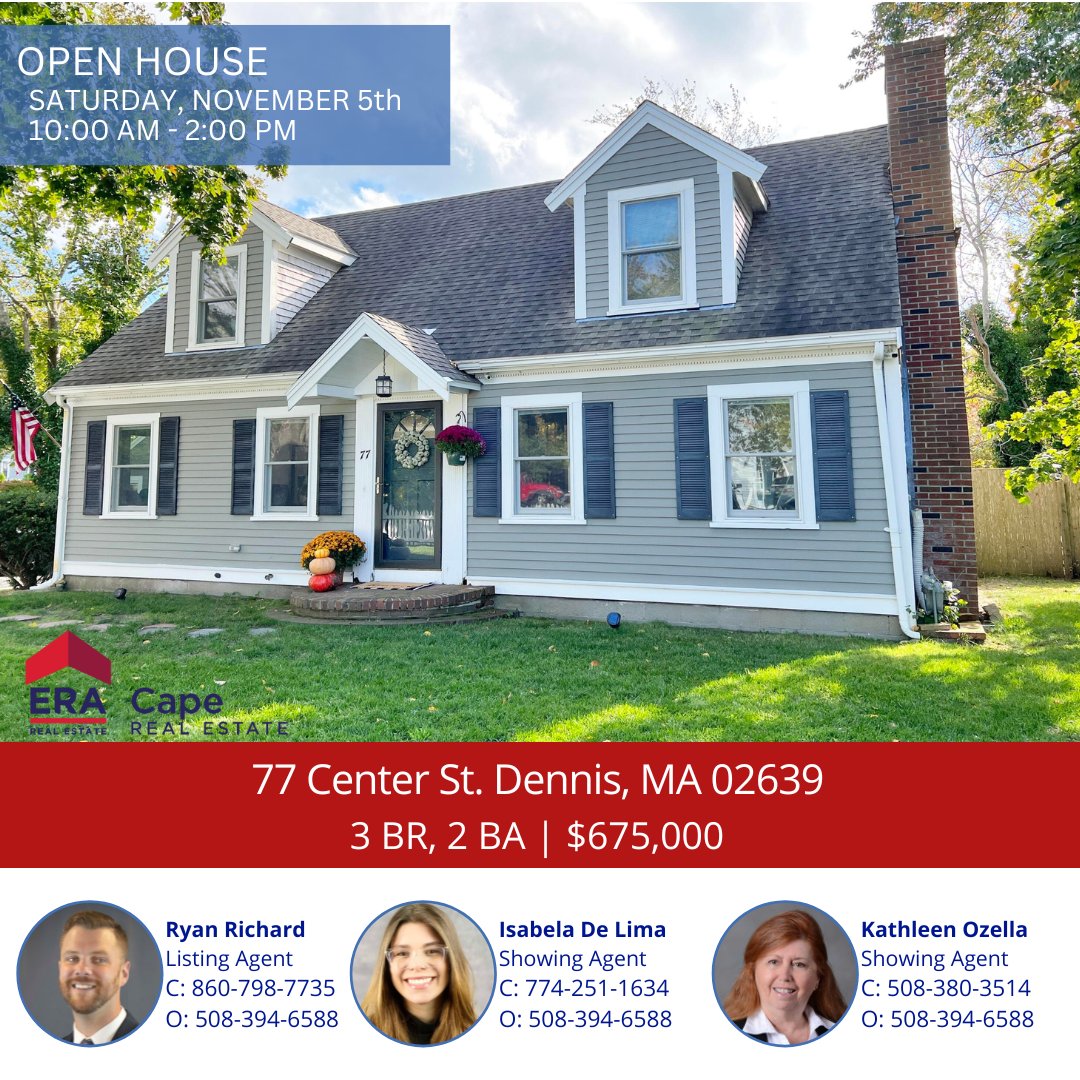 CapeCodERA's tweet image. It's a great weekend to check out some open houses! capecodera.com/open-houses/
🏡🏖🌊
#capecodrealestate #capecod #capecodhomes #localcapecod #capecodsummer #capecodopenhouses #capecodhome #capecodrealestateagent #capecodliving #capecodera #eracaperealestate⁠