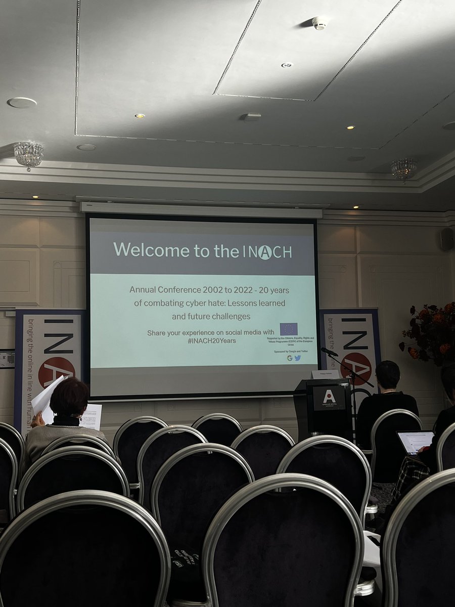 CzechHelsinki's tweet image. 20 years of combating cyber hate! Happy birthday @INACHnet! 🥳

Thank you to all the amazing speakers from day #Day1 for their informative presentations. ♥️

#20YearsofINACH #AnnualConference