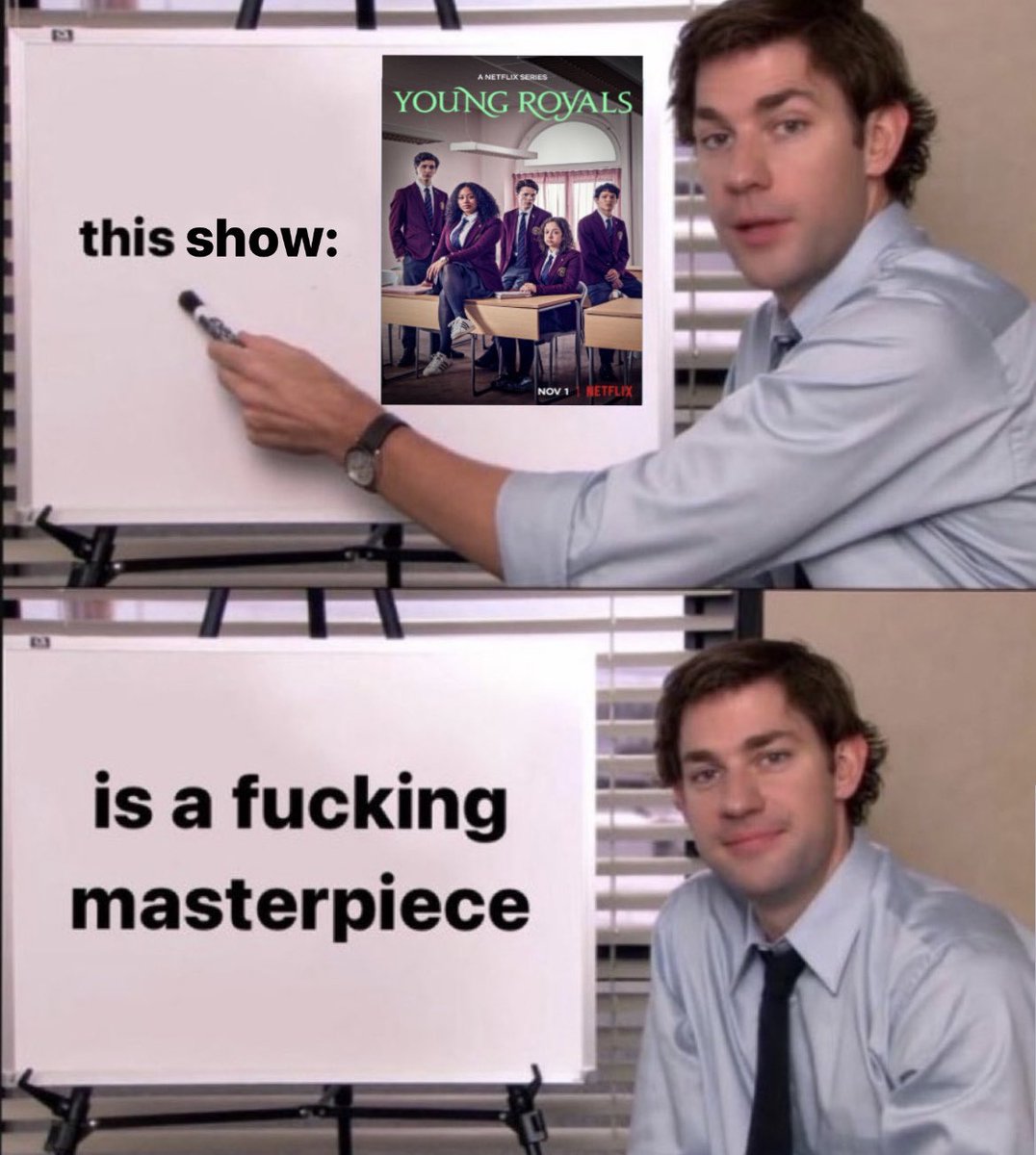 go watch young royals on netflix. right now.