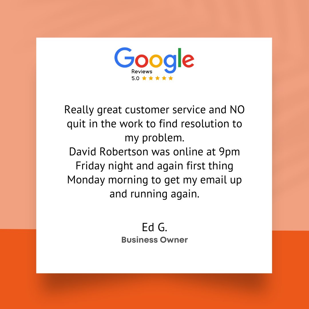 mPoweredIT's tweet photo. Hearing success stories like Ed's truly gives us that #FridayFeeling. We are driven by one thing: helping our customers with their IT problems. We take pride in providing the support they need to feel confident about their technology.
#mPoweredIT #smallbusiness #testimonials https://t.co/3KJefn8vHJ