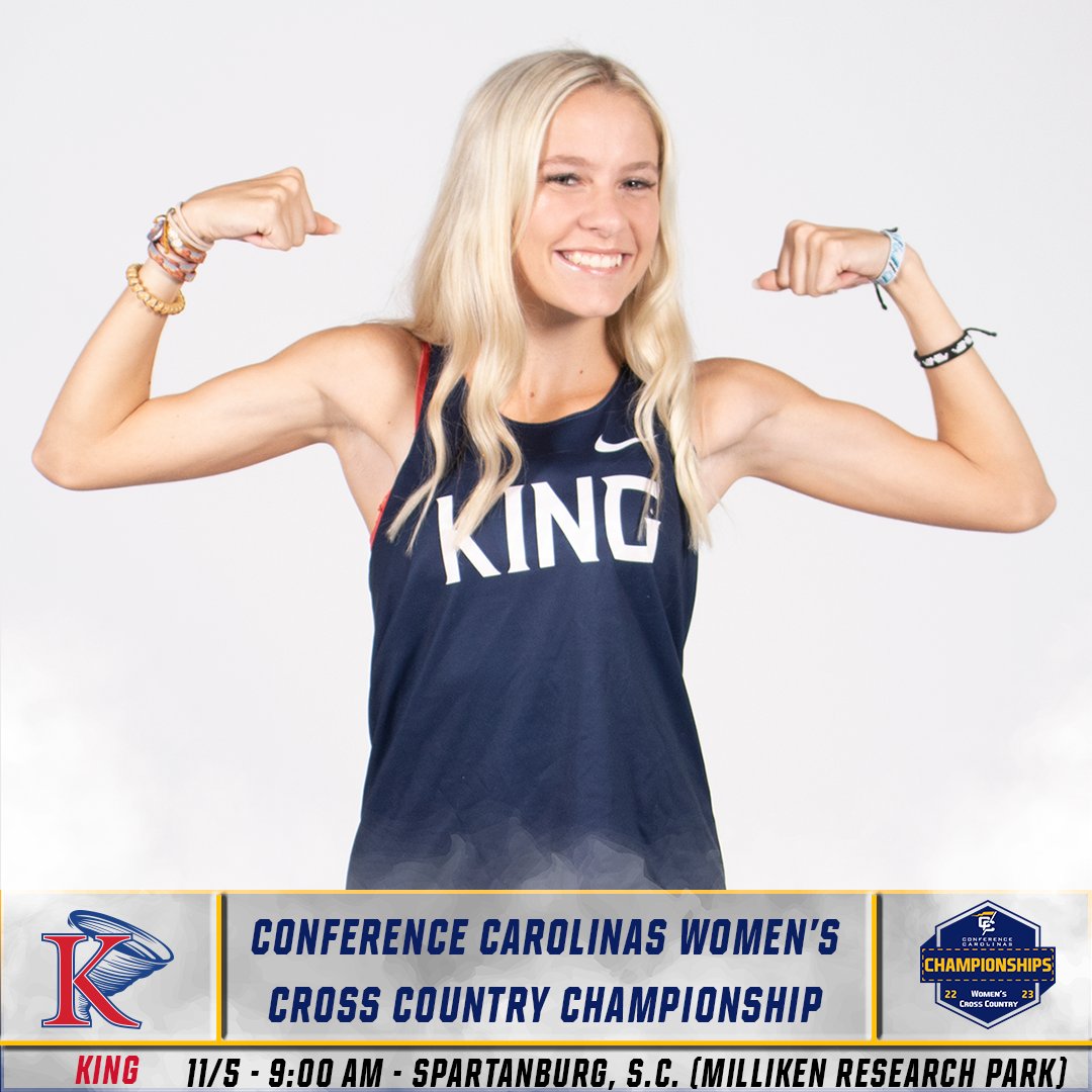 King Athletics (@kingathletics) on Twitter photo .@KingXC_TF women take to the course bright and early tomorrow morning for the <a href="/ConfCarolinas/">Conference Carolinas</a> championships!
🕰️9 a.m.
📺 /📊 conferencecarolinas.com/tournaments/?i…
#SoundTheSiren #KingPride .@KingXC_TF women take to the course bright and early tomorrow morning for the <a href="/ConfCarolinas/">Conference Carolinas</a> championships!
🕰️9 a.m.
📺 /📊 conferencecarolinas.com/tournaments/?i…
#SoundTheSiren #KingPride