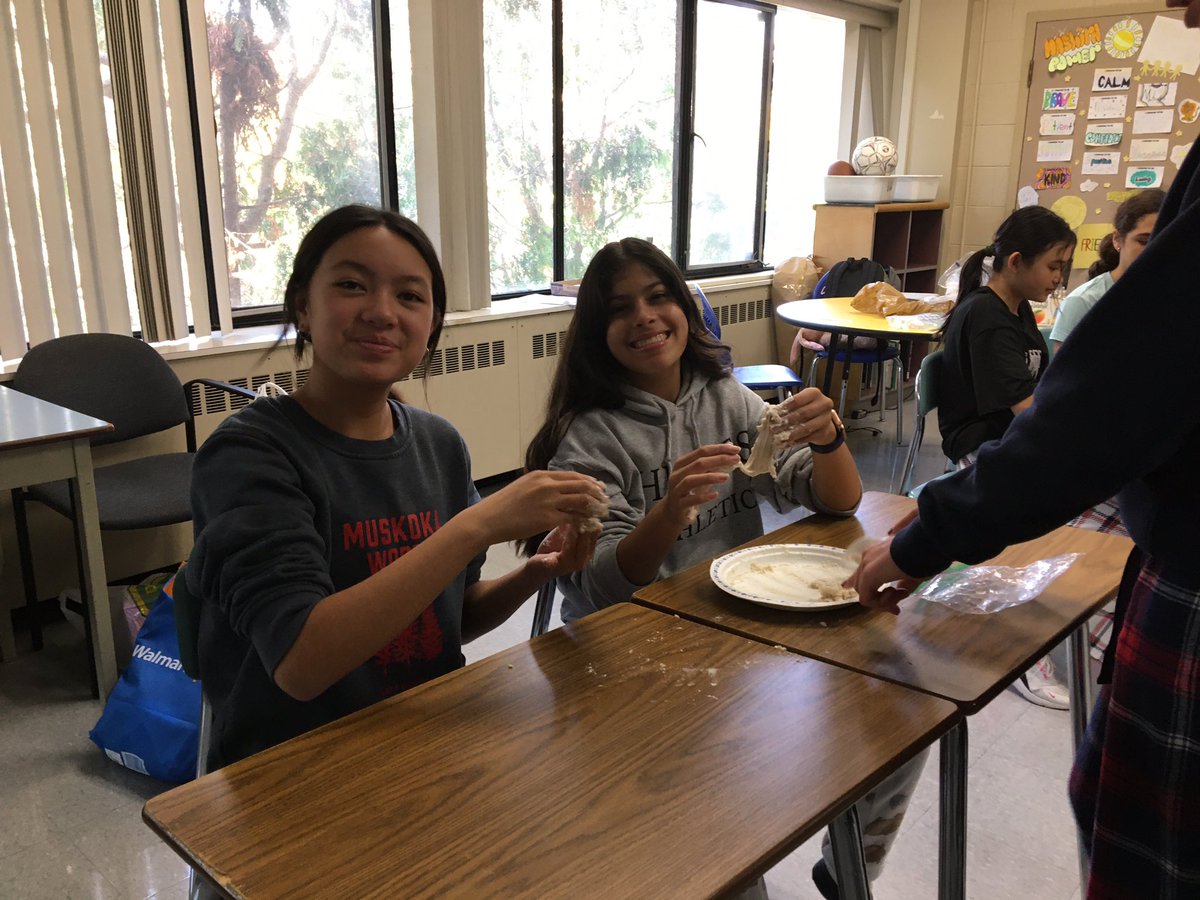 MsPrillo's tweet photo. STEM Day in grade 7! Making play-doh!!  @DrKozmaHNMCS @hnmcs https://t.co/K79L9mq0o3