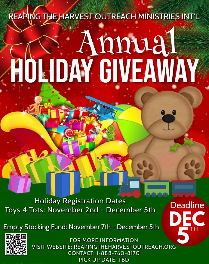 ReapingHarvest's tweet photo. Register thru December 5th https://t.co/kZW9WhZJis