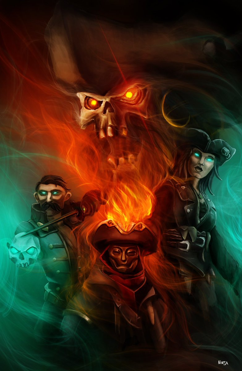Sea of Thieves ‘Return of the Damned’ fanart ❤️‍🔥 
Let me know what you think 👇 
<a href="/SeaOfThieves/">Sea of Thieves</a> <a href="/RareLtd/">Rare Ltd.</a> 
#SeaOfThieves #art #procreate #BeMorePirate #fanart