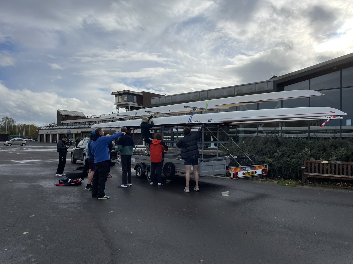 Boats are loaded and the club is ready to head up to Aberdeen for the first race of the season!
Head over to our Instagram to see crew lists #HWUBC #BleedYellow #YouWatt #Rowing #HeadRace