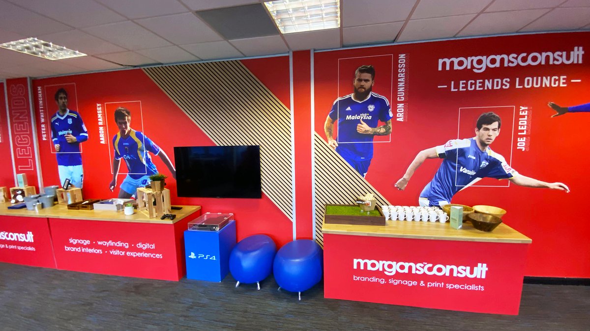 MorgansConsult's tweet photo. We are proud to announce our new partnership with @CardiffCityFC β½οΈ π
Check out photos showing the new Morgans Consult Legends Lounge!
#signage #signs #businesssigns #businesssignage #cardiff #wales #walessigns #legendslounge #ccfc #cardiffcity #hospitality #CityAsOne https://t.co/1ewIc5tjim