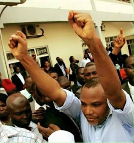 Biafrarenaissa3's tweet photo. Where else have you seen an innocent man arrested,his accusers goes on wild goose chase;in search of 'evidence' with which to convinct him,only in a contraption.
#FreeMaziNnamdiKanu
#StopPersecutingKanu
#CallForReferendumIsNotWar
#BiafraExitNow
#SelfdeterminationNow https://t.co/chs9ZVCkVX