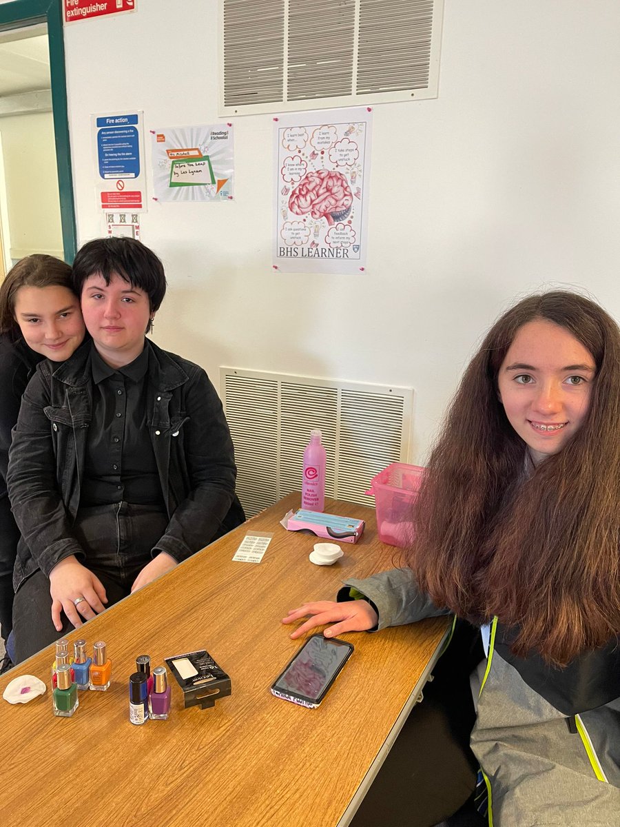 BlairgowrieComp's tweet photo. Our S3 Nail Bar Club has officially launched @BlairgowrieHS! Have a chat, paint your nails and get ready for the weekend. If you’re interested, you can get more details and a consent form from Mrs Mitchell in H6. #nailclub https://t.co/dXl53CW7AV