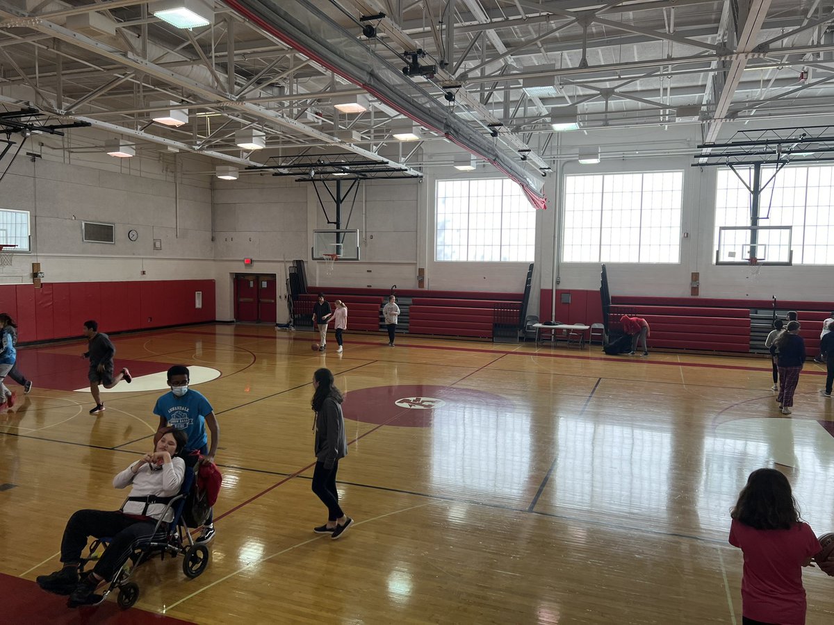 First practice of our 2022-2023 Special Olympics unified basketball season ✅! My favorite sport/season! Everyone had a blast and we even had some new friends today. #AtomNation #inclusionrevolution <a href="/AnnandaleAtoms/">Annandale High School</a> <a href="/AtomsAthletics/">AHS Athletics</a>