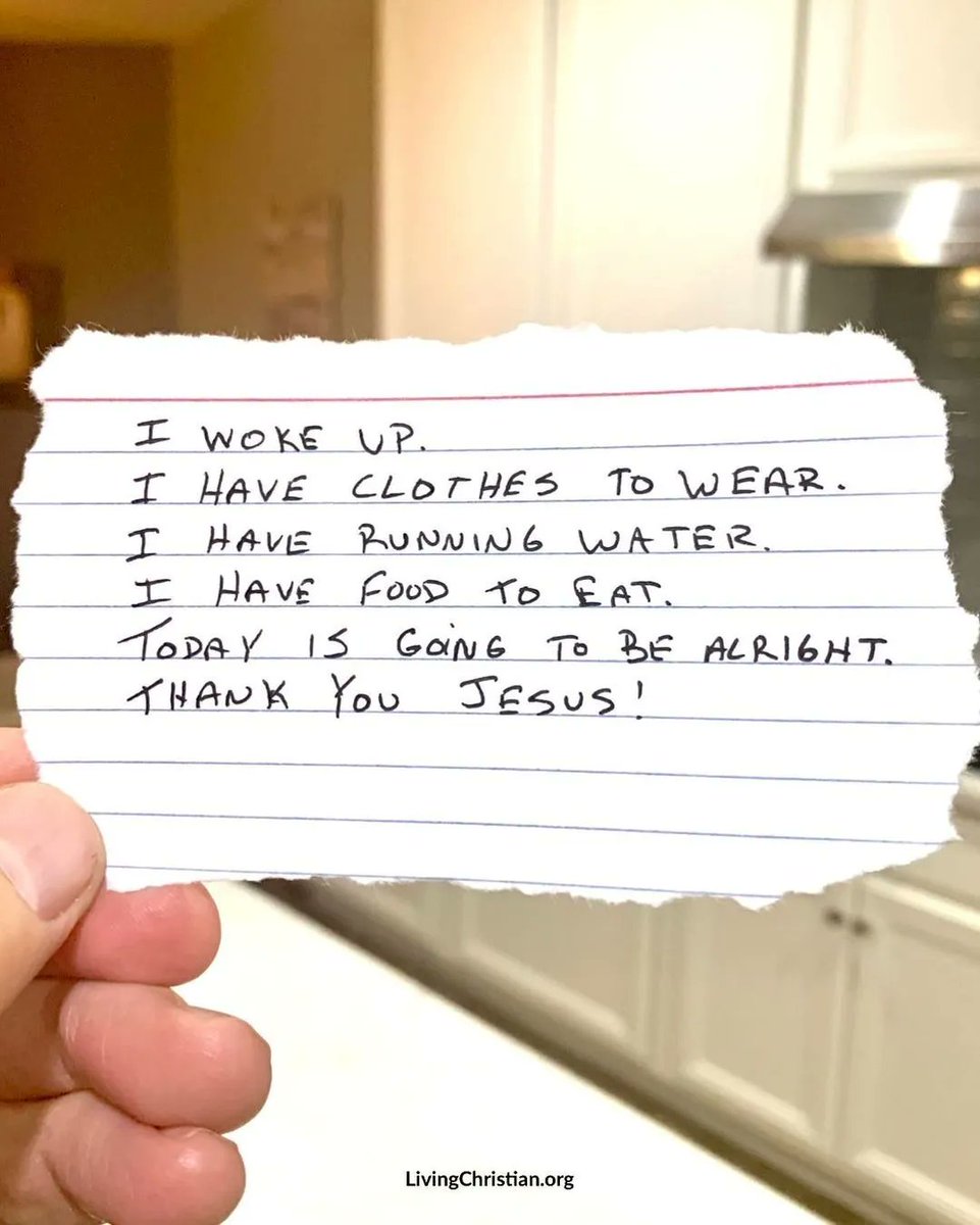 Today is going to be alright.