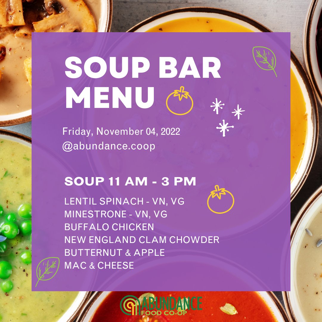 Rock &amp; Roll Lunch Time!

We have Buffalo Chicken Soup!  You don't want to miss this. 🔥

Which soup are you coming in for today? ➡️