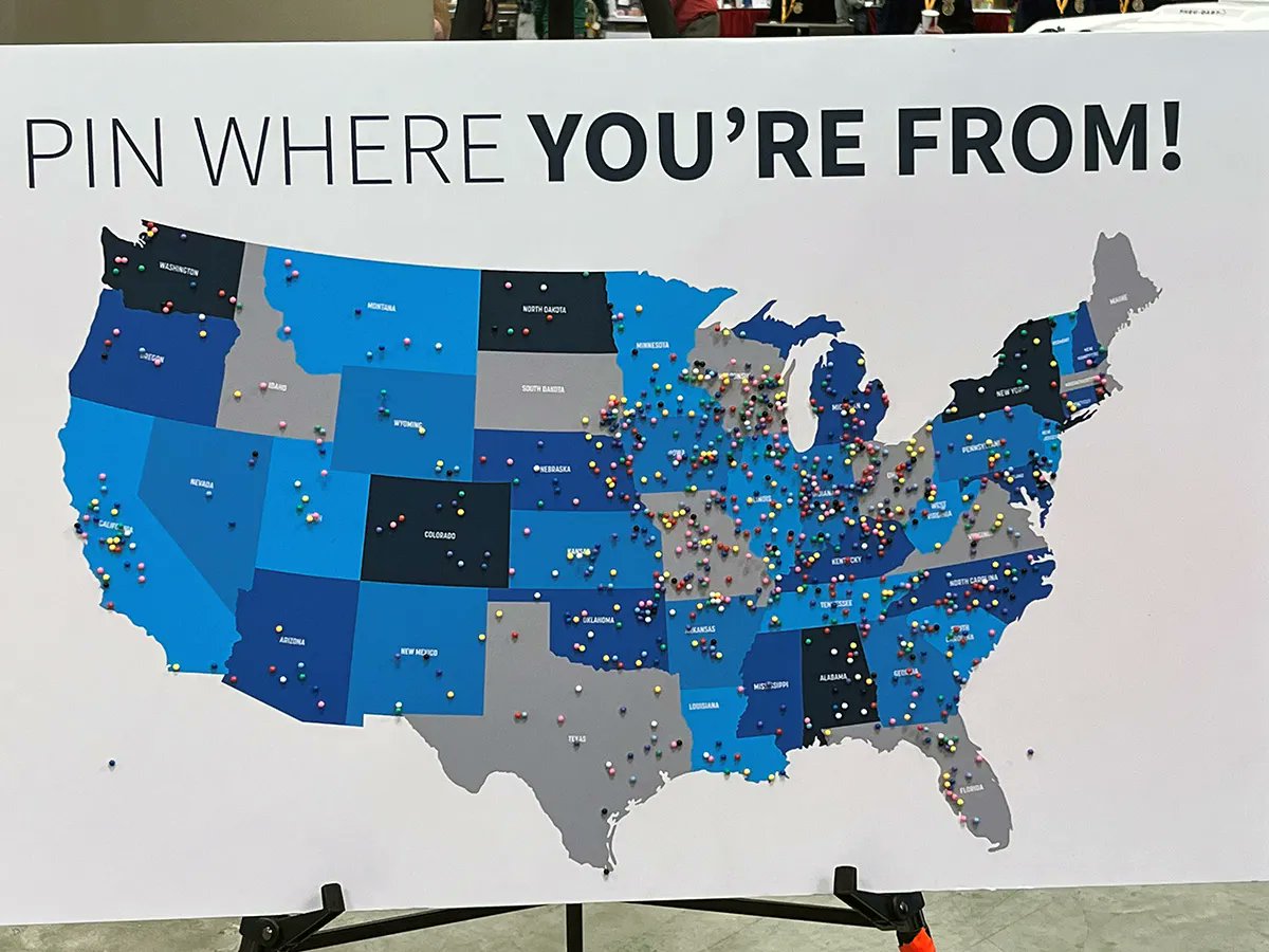FMHins's tweet photo. We enjoyed our time at the @NationalFFA Convention & Expo last week in Indianapolis! We had fun talking with visitors from all around the country at our booth. Thank you to everyone who stopped by! #FFA22 https://t.co/sIzuICR2i7