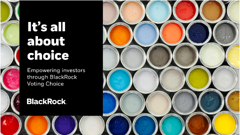 THEAlexCraddock's tweet photo. Really proud of the great work BlackRock is doing to give investors a voice. We are dedicated to a future where every investor can participate in proxy voting decisions which is why we are expanding BlackRock Voting Choice. #OneBlackRock https://t.co/zIhTWhGjhG https://t.co/VYu0MeJPA5