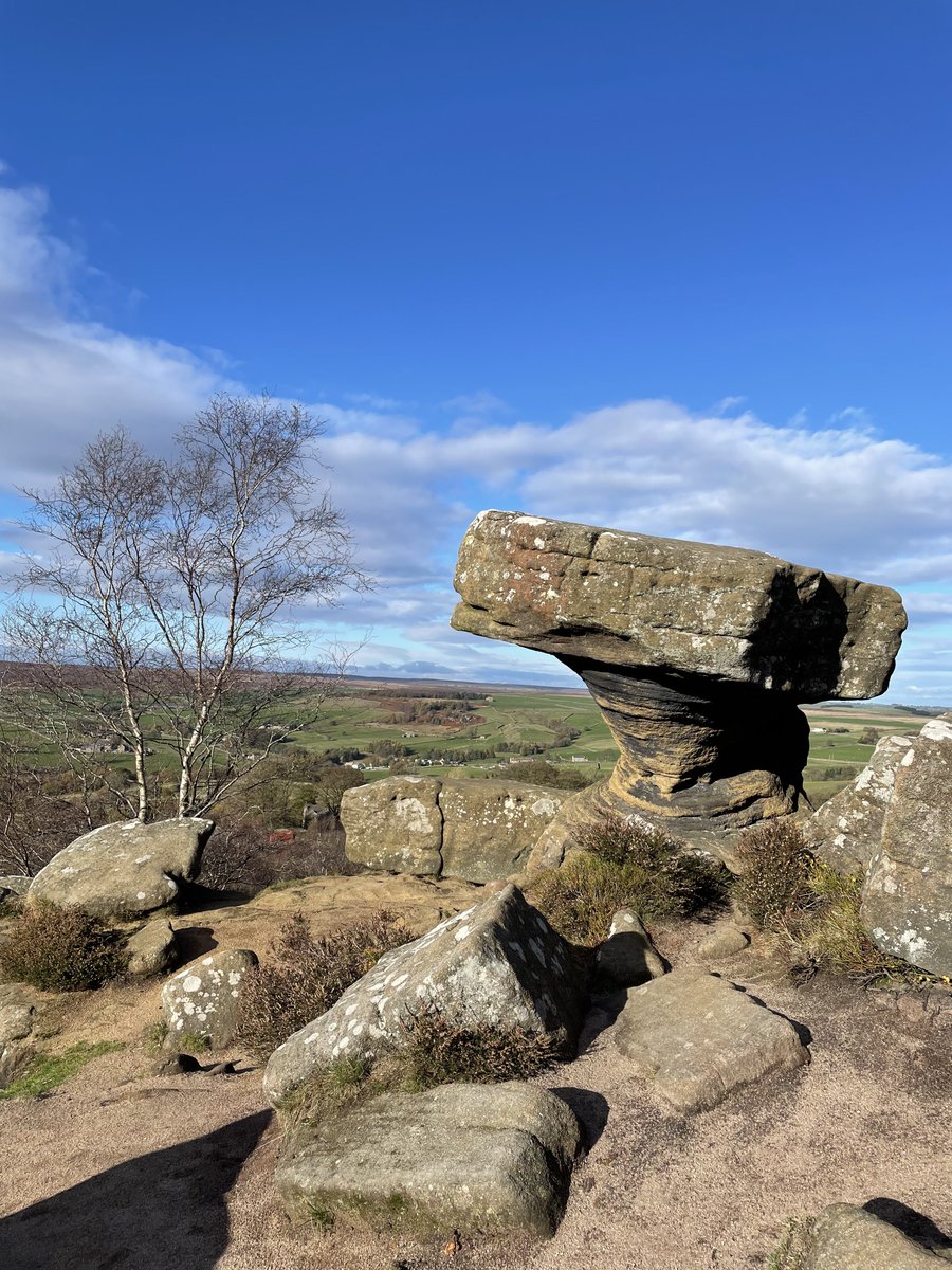 Do you want to see a rock that looks like ET?  #BrimhamRocks 
#Yorkshire