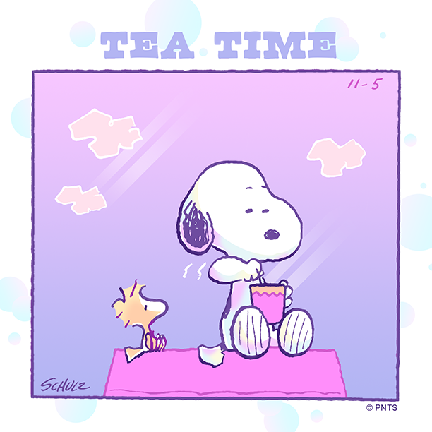 It's tea-drinking season
