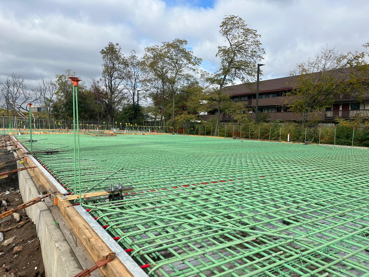 Ready to pour a concrete slab

#rebar #concrete #concretepour #njconstruction