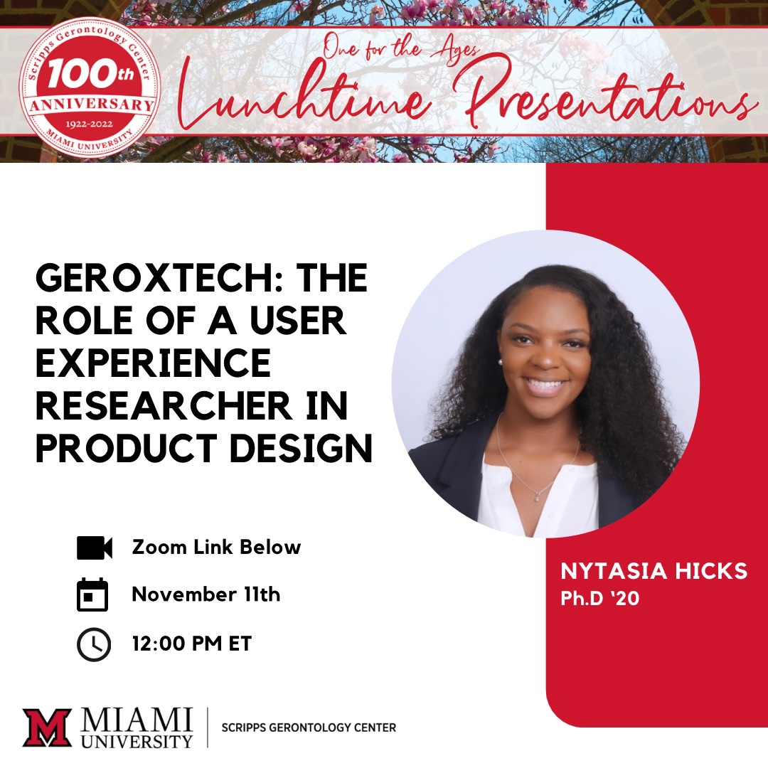 ScrippsAging's tweet photo. Join us as we celebrate our centennial anniversary through our final lunchtime presentation! 
Friday, November 11 at 12 PM ET
⁣Click to the link to register: https://t.co/vbmbjE7hQ7 https://t.co/8dvN502xzc