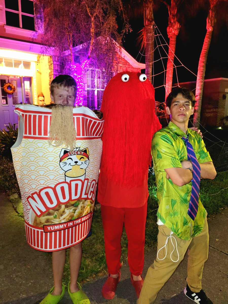 My Red Guy #DontHugMeImScared costume!