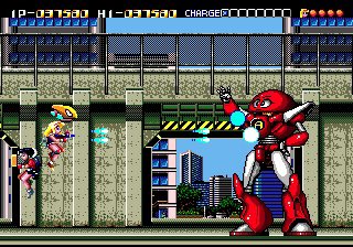 SirArturo3's tweet image. Menudo #shmup se marcaron en #VicTokai para la 16 bits de #Sega. Una deliciosa y espectacular maravilla, y uno de los juegos más complicados de conseguir del catálogo de #Megadrive. Trouble Shooter o Battle Mania es una auténtica joya del sistema!
#Retrogames