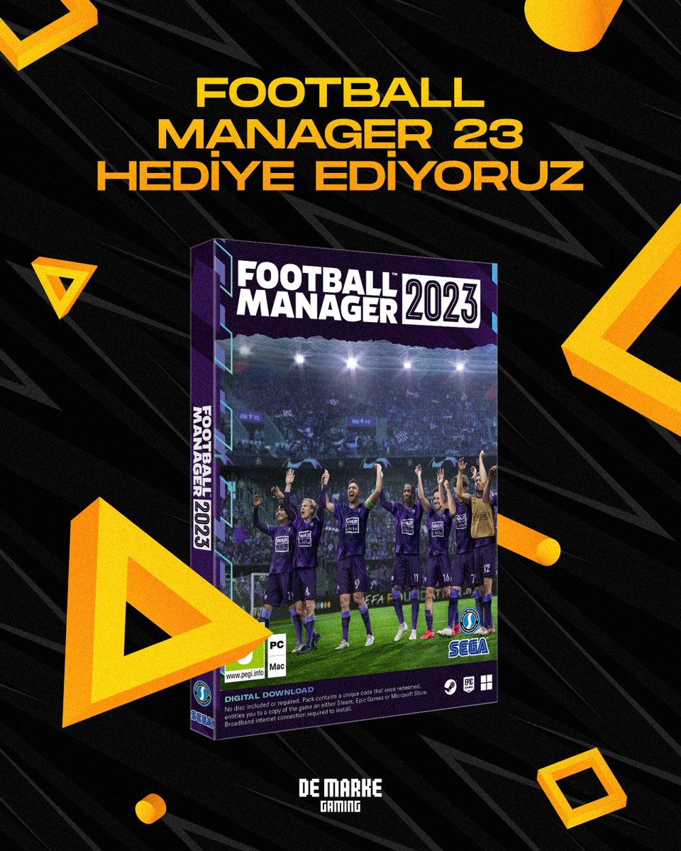 Bizi takip eden ve bu paylaşımı RT’leyen üç takipçimiz, Football Manager 23’ün sahibi olacak!