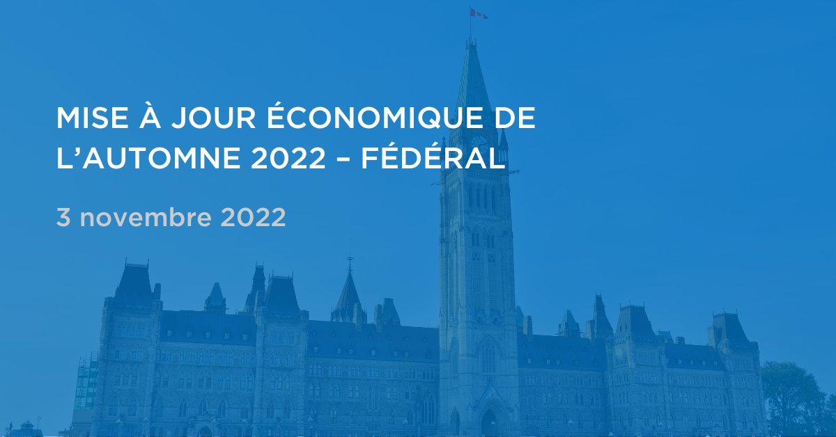 Nous vous proposons un survol des principales mesures annoncées par le gouvernement du Canada lors du dévoilement de sa mise à jour économique de l'automne. cpaquebec.ca/fr/salle-de-pr… #PolCan #EnonceEconomique