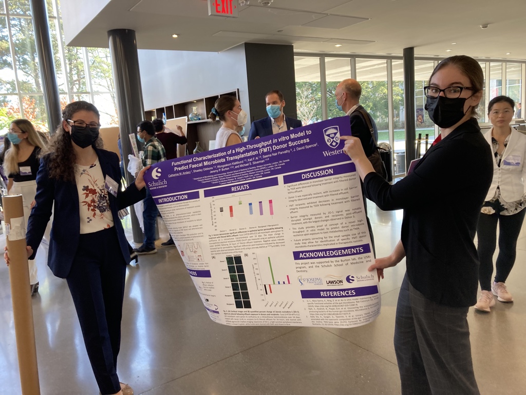 MsMacrophage's tweet photo. Hereβs a great visual of my two Western grads supporting each other at #IIRF2022. @IIRFWesternU https://t.co/DSRfuyIfgZ