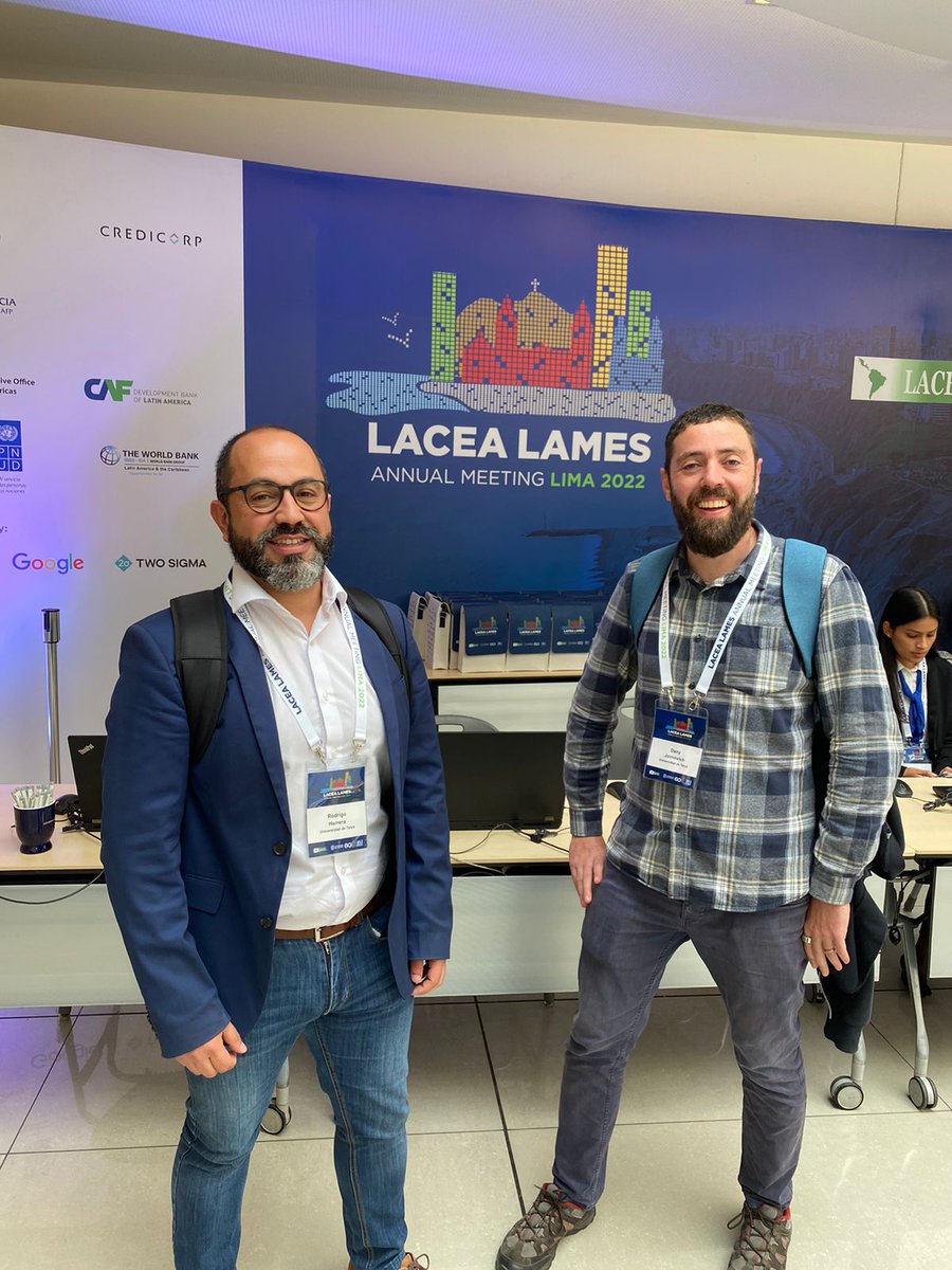 fenutalca's tweet photo. FEN-UTalca en LACEA-LAMES 🙌🏽

Queremos destacar la participación del Dr. @RodHerreraL , decano de nuestra Facultad y el Dr. @djaimovi, director de nuestro Doctorado en Economía en la conferencia @LaceaLames2022  realizada en la Universidad del Pacífico, en Lima, Perú. https://t.co/vXkEsX6Xh3