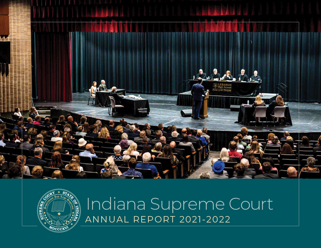 Statistics and highlights of Indiana Supreme Court work available online in 2021-2022 annual report in.gov/courts/news/20…