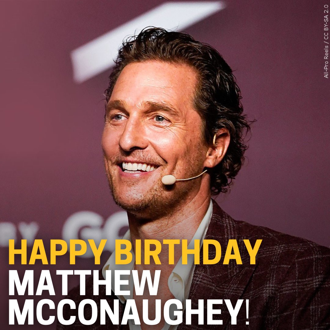 Alright, Alright, Alright! Happy Birthday, Matthew McConaughey! What is your favorite movie of the actor? 