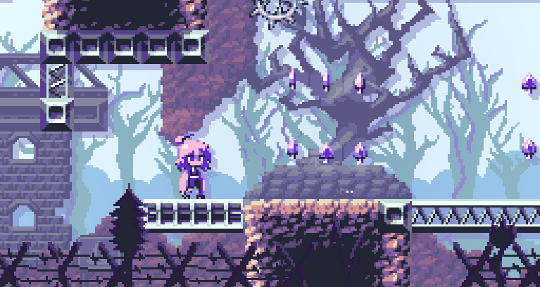 JadeMonsuta's tweet photo. I've been spending the past week updating tilesets, here's the other ones I've made since the last post. Next up is updating enemy sprites, then I can finally update the Steam page again. https://t.co/P8nCKi2rEX