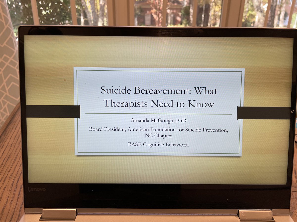 DrAmandaMcGough's tweet photo. Excited to share information on suicide bereavement therapy with Uptown Psychotherapy today. #suicideloss #PostventionIsPrevention https://t.co/pFvdr7emll