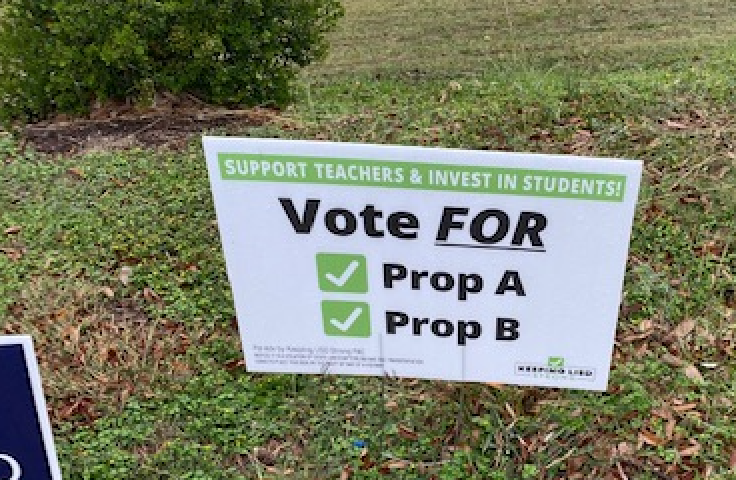 They can try to block our signs all they want, but we are going to keep letting voters know that our kids and our teachers need Prop A and Prop B in Leander ISD.

Remember: When they go low, we go high.