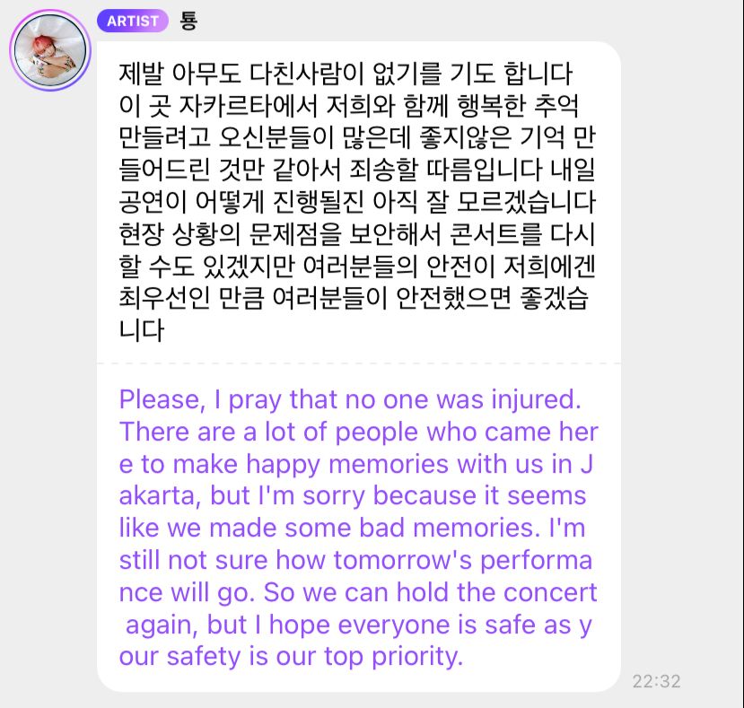 jodhipan's tweet photo. why's bubu apologizing??? it's us who should be apologizing to you, bu. not you 🥺😭 #SAYSORRYFORNCT127 https://t.co/mqwl7WK0uK
