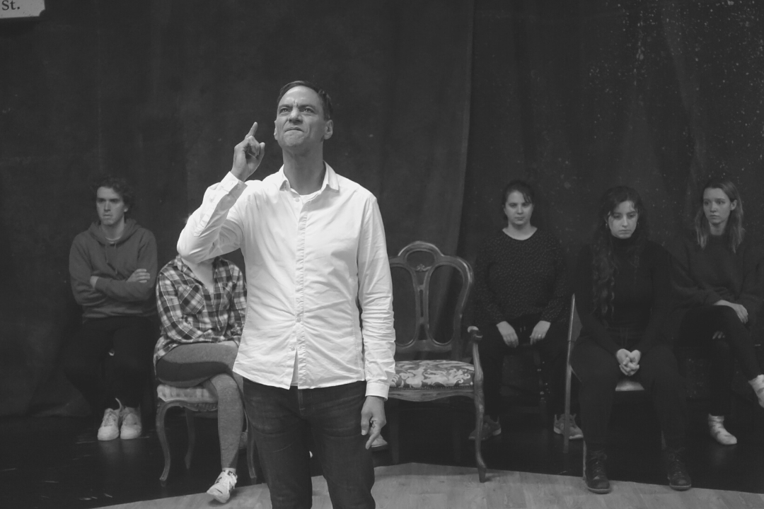 OVOtheatre's tweet photo. Here's a couple of sneak peek rehearsal photos of Julius Caesar for you. We can't wait for you to see this one!

Set in Rome 1977, this production is bold, new &amp; exciting.

15th - 26th November
The Maltings Theatre, St. Albans
Book now: https://t.co/h6TTqDO55T
@weknuckledown https://t.co/xjNI9LXQF6