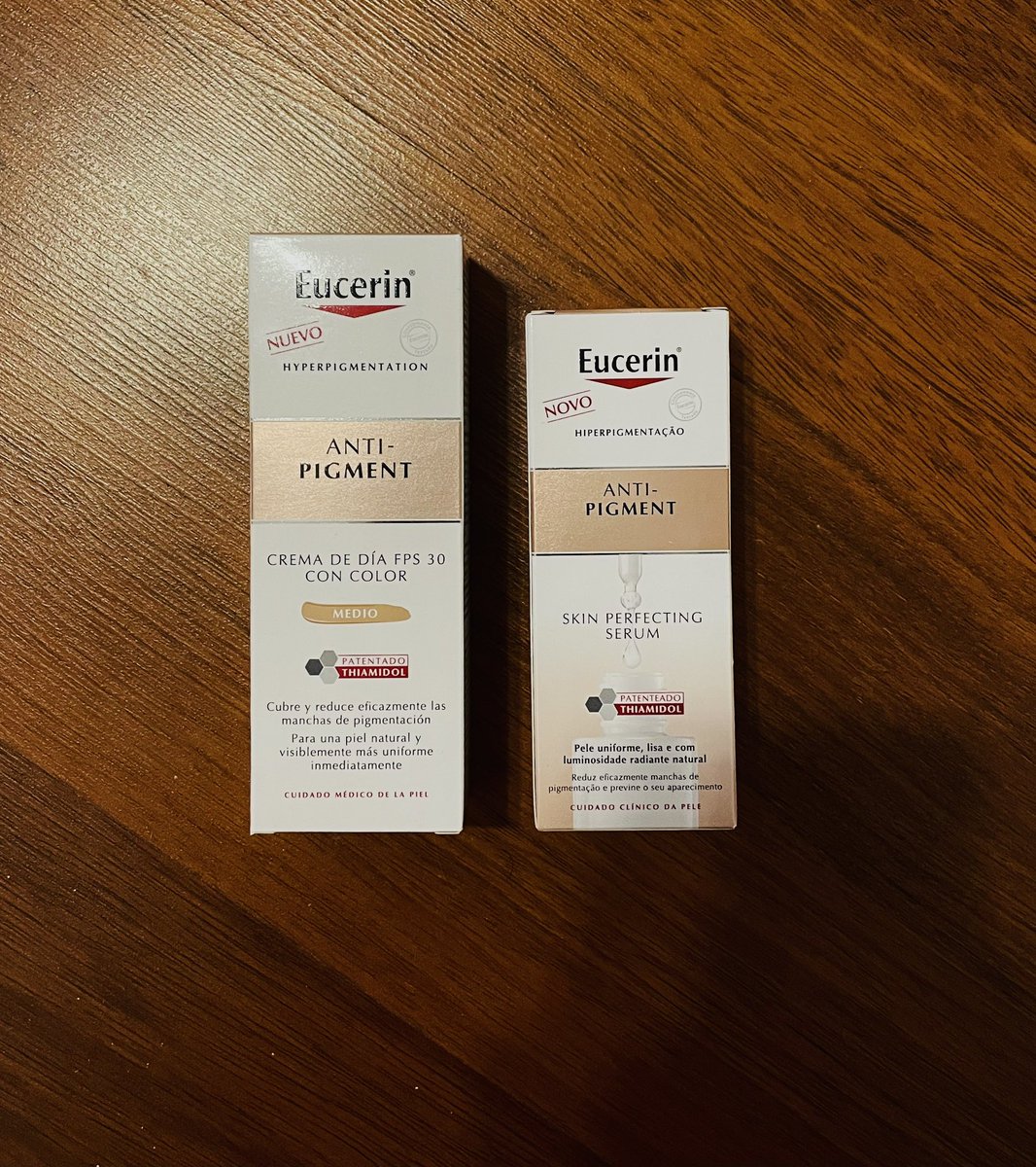 bonmatipaula's tweet photo. He sido elegida por @trnd_es para el proyecto “La rutina Anti-Pigment de Eucerin”: Serum anti pigmentante y Crema de día anti pigmentante con color medio y factor de protección solar del 30. 🤩🌞💆🏽‍♀️
#EucerinPielRadiante https://t.co/4w7D0CvEij