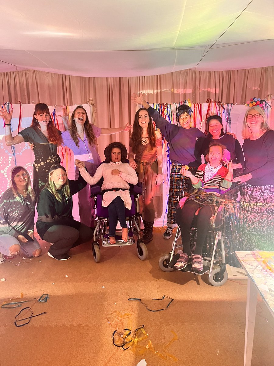 Thrilled that we’ve been awarded #NPO <a href="/ace_national/">Arts Council England</a> status from 2023-26. Becoming a part of the portfolio demonstrates how crucial it is to recognise the rights of people with profound and multiple learning disabilities to access arts in the UK. Here we are celebrating today!