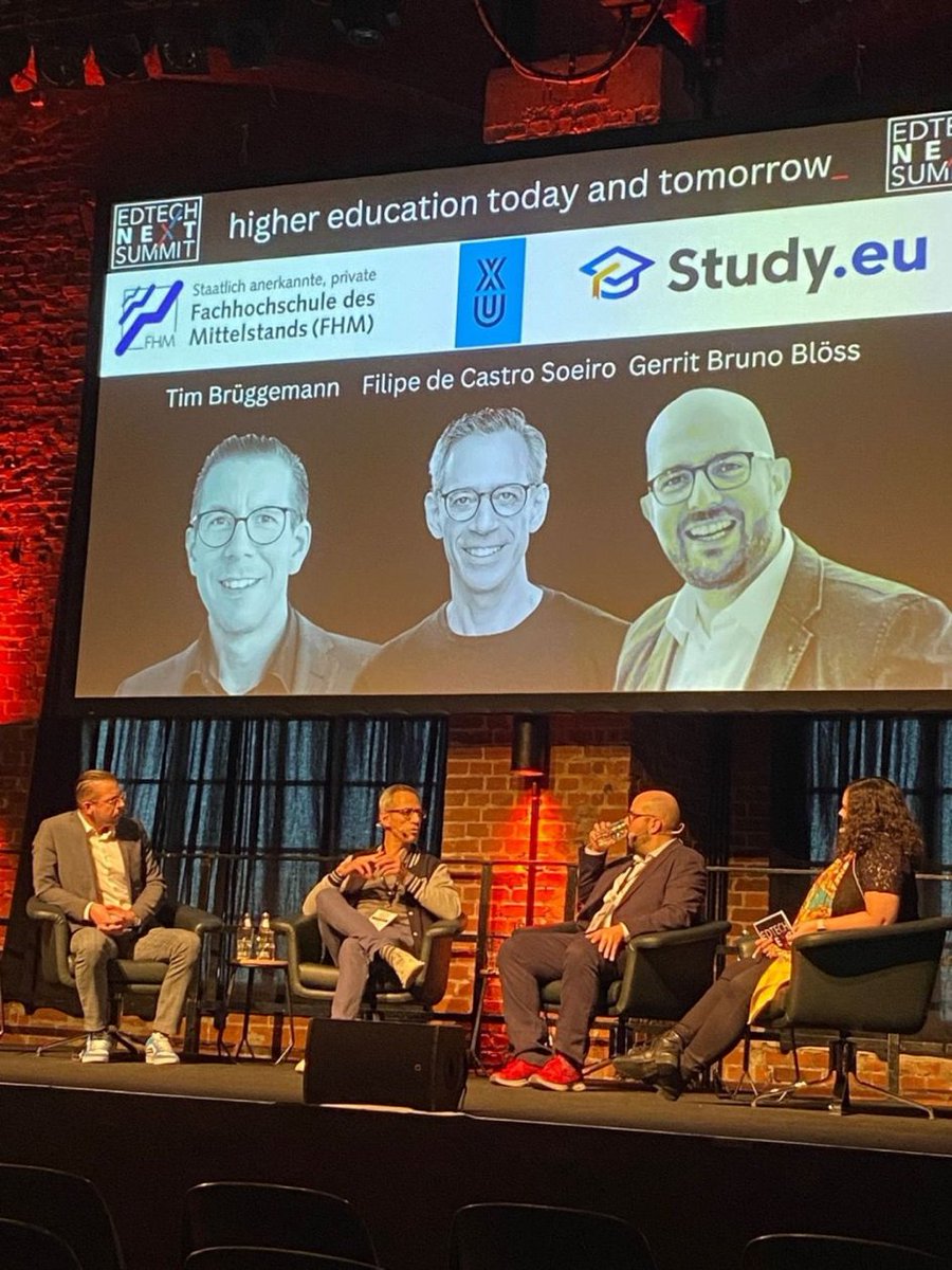 PROWIDE4's tweet photo. October 26: Markus Schwab (@proctorio ) &amp; Tim Brüggemann (@FHMittelstand) shared PROWIDE experiences on digital exams in HE at the EdTech Next Summit 2022, Europe's largest education technology fair, attended with over 1,500 during October 24-26, 2022) in Bielefeld, Germany. https://t.co/mOqlQYLkXD