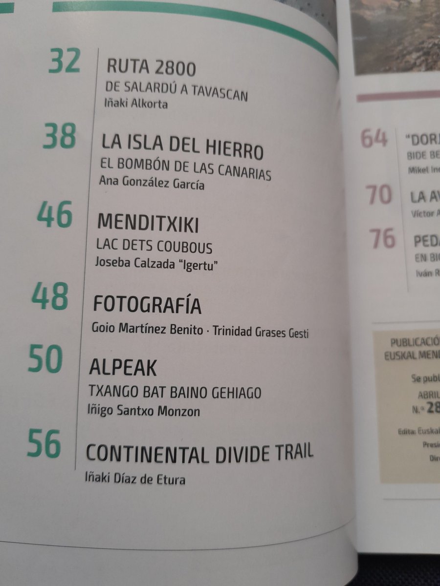 Viajarapie's tweet photo. El número 287 de la revista trimestral Pyrenaica incluyó una intro sobre mi viaje en el Continental Divide Trail. Disponible en la web de Pyrenaica: https://t.co/QbL7lBBiq6 https://t.co/PNlasqblSs