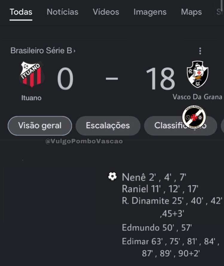 Se depender de mim, Vasco vai humilhar esse timinho