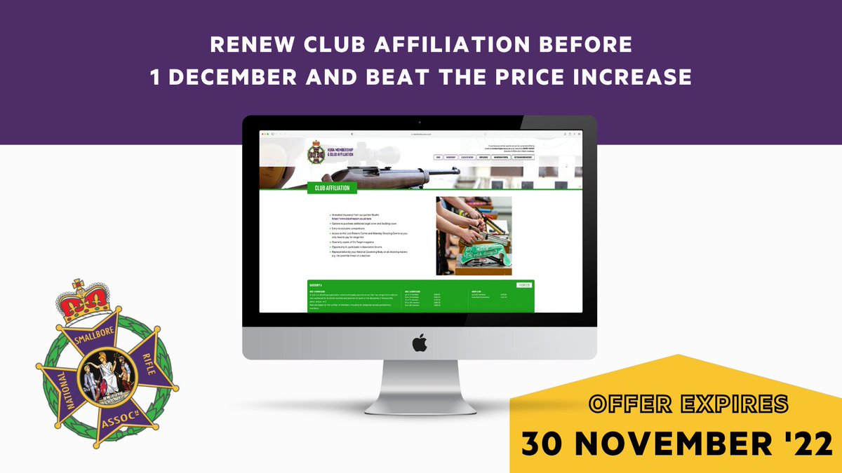 If you renew your NSRA club affiliation before 1 December 2022, you can do so at the current rates.

Click here for more information: bit.ly/3UrF30I