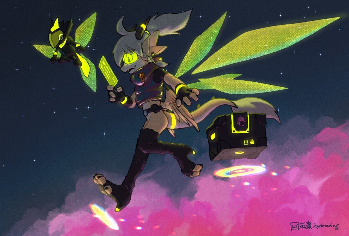 hydrowing's tweet image. 快遞送得太晚會被投訴的啦