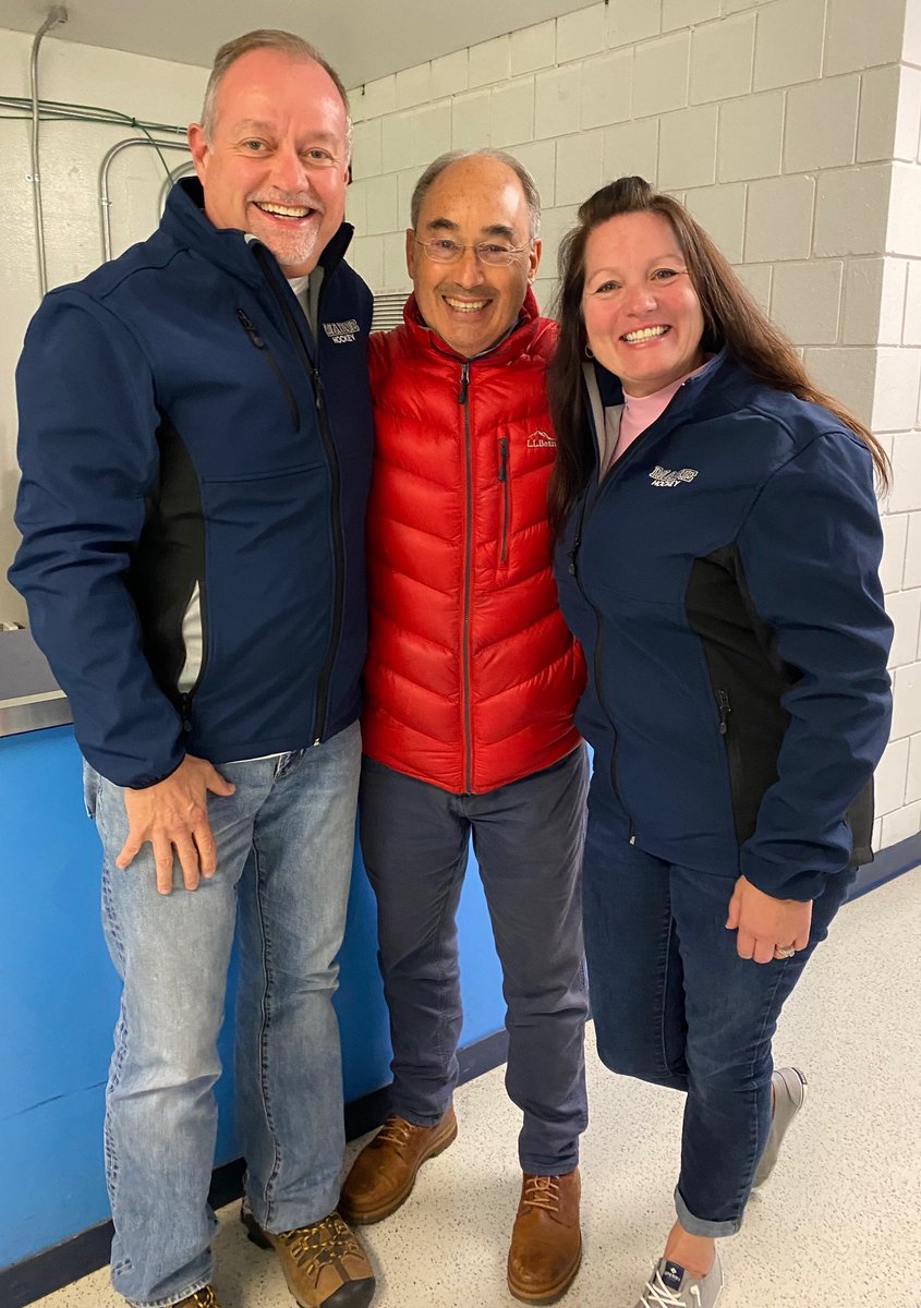 Grabbed a signature Dairy Queen chocolate blizzard before heading to catch some great UMaine hockey. Folks are ready for a change and to get back on the right track. #mepolitics #ME02