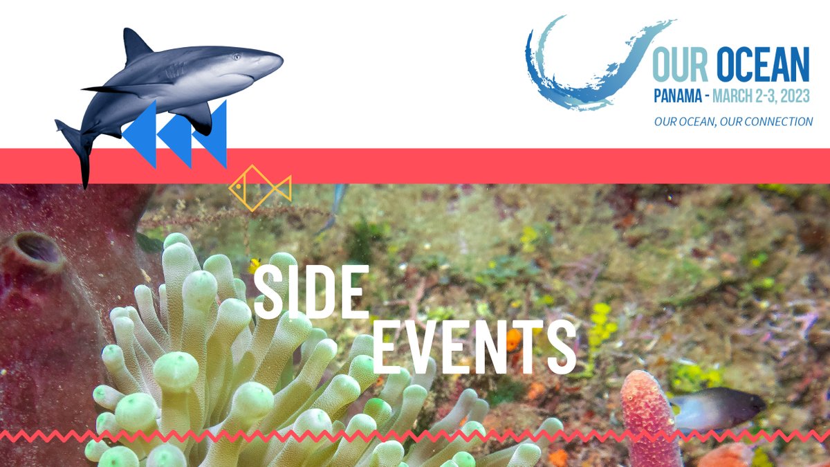 📣 Call for #OurOceanPanama 🇵🇦 Side Event Proposals!
 
The 8th #OurOcean Conference invites proposals for #SideEvents to be held on 2-3 March 2023 in #Panama City 🇵🇦.

Learn more about how to apply ➡️ ouroceanpanama2023.gob.pa/side-events/
🗓️ Deadline: Jan 10, 2023 #OurOceanPanama #SDG14