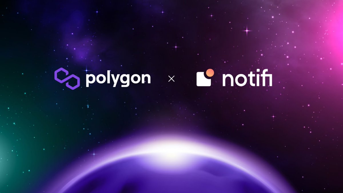 📨 1 new notification 

<a href="/NotifiNetwork/">Notifi</a> is bringing their #web3 notifications and communication suite #onPolygon, starting with <a href="/SynFuturesDefi/">SynFutures</a>, the largest derivatives exchange on Polygon.

Learn more: bit.ly/NotifiPolygonL…