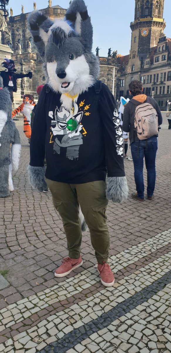 WuskyZeus's tweet photo. Happy #FursuitFriday
again after a while being silent I'm kinda back at the track, the pic were taken during this week in Dresden while #FMD10
Hope you guys are doing alright :3 https://t.co/hsSi3n9DVj