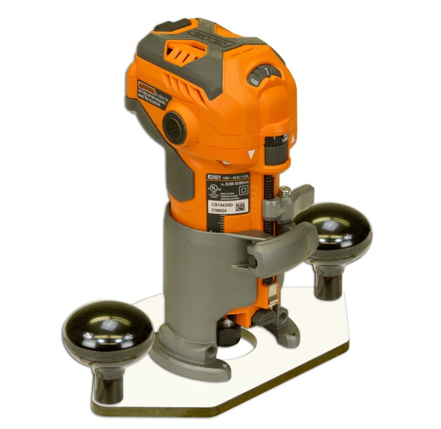 Woodhaven_com's tweet image. Our 1/4&quot; thick phenolic hand held router plates for compact routers are available with one or two handles for better freehand control and safety. See all of our models at woodhaven.com #woodhaven #woodworking #compactrouter #trimrouter #router