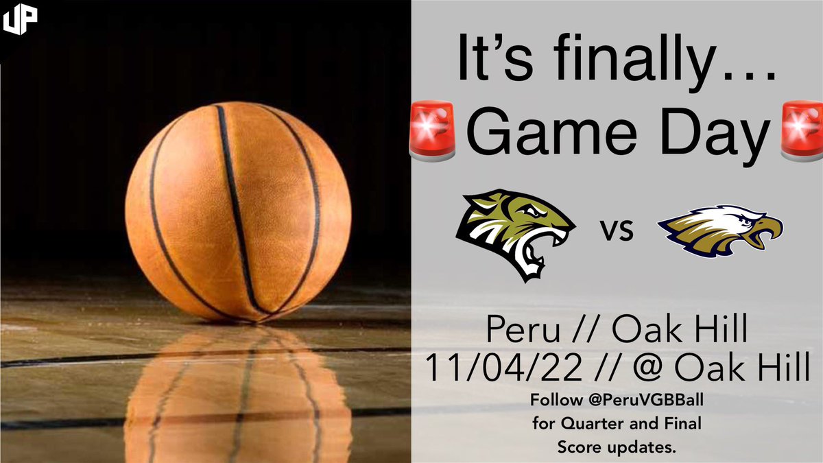 PeruVGBBall's tweet photo. Tigers travel to Oak Hill for our season opener. JV Tip Off at 6:00 with Varsity to follow🏀🐅#TigerPride https://t.co/G5hcjGGk3F
