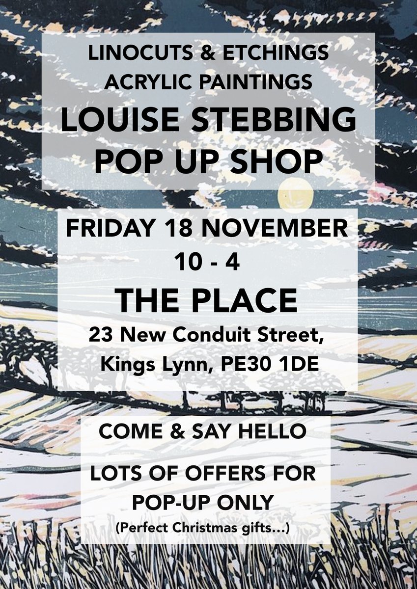 LouiseStebbing's tweet photo. Date for the diary - Popping up again in Kings Lynn also a talented potter &amp; pet portrait artist there at the same time.# https://t.co/12xF8D3vlB