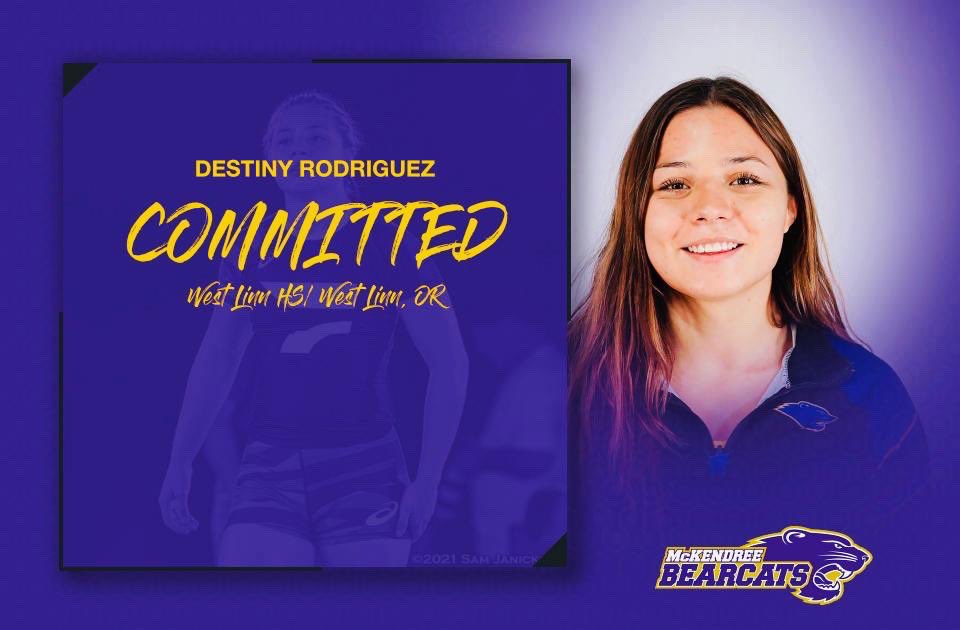 DestinyRod04's tweet photo. I am excited to announce that I have decided to continue my academic and wrestling career at Mckendree University. Thank you to my parents and all of my coaches for making this possible. Go bearcats💜💛 https://t.co/n2nDPgHx4y