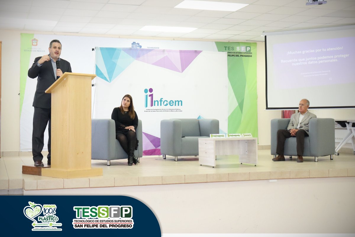 TESSFP_Edomex's tweet photo. El @Infoem impartió la plática de sensibilización en materia de Protección de Datos Personales, dirigida a la comunidad estudiantil del #TESSFP; a fin de brindar información útil sobre cómo proteger su información personal en el entorno digital.
#OrgulloTESSANFE https://t.co/3eBWIk8yFI